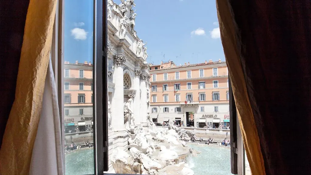 Rental In Rome Trevi Fouintain View Apartment